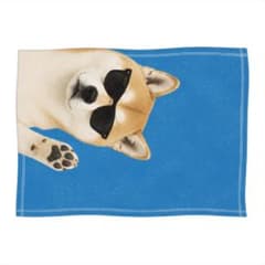 柴犬 サングラス ブランケット 毛布のサムネイル