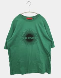ESC STUDIO ロゴプリント Tシャツ グリーン