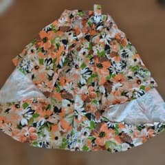 オレンジボタニカルなラップスカートのサムネイル