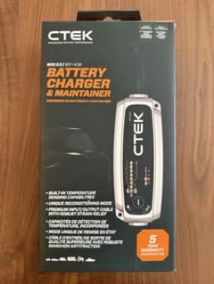 新品 CTEK シーテック MXS5.0 自動車バイク用 12Vバッテリー充電器のサムネイル