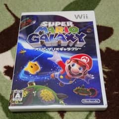 Wii スーパーマリオギャラクシー 箱、説明書付きのサムネイル