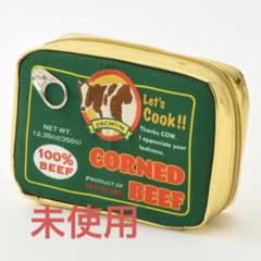 未使用　しまむら　食べ物ポーチ　コンビーフのサムネイル