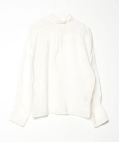 【美品】TODAYFULキュプラ混　長袖スタンドカラードレスシャツ　フリーサイズのサムネイル