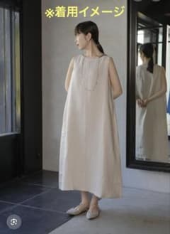 最終！evam eva リネン　スリーブレスワンピース　yoli かぐれ 最終！evam eva リネン スリーブレスワンピース yoli かぐれ - メルカリ