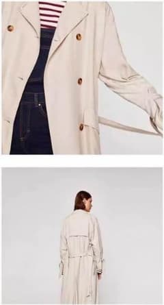 ZARA 新品 トレンチ コートのサムネイル