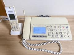 パナソニック FAX付き固定電話機 おたっくす KX-PD304-W 子機付のサムネイル