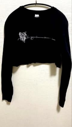 BLACKPINK クロップド長袖Tシャツのサムネイル