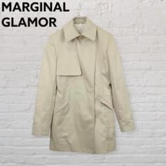 MARGINAL GLAMOR 코튼 트렌치 코트 M 일본제 바람 베이지