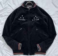 美品 HYSTERIC GLAMOUR ベロア 刺繍 ヒスガール ブルゾン M - メルカリ