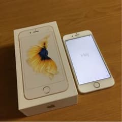 取り置き中 使用期間１日 iPhone6s 64GB GOLD ゴールド auのサムネイル