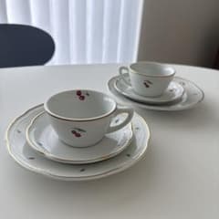 美品】ジノリ ボンジョルノ チェリー トリオ 2セット - メルカリ