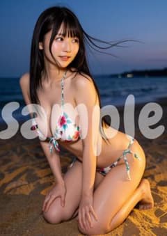 M1240】AI美女 A4ポスター グラビア 美人 かわいい - メルカリ