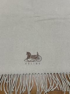 CELINE セリーヌ マカダム 馬車ロゴ ストール ベージュのサムネイル