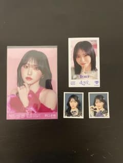 =LOVE 野口衣織 生写真 フォトカード　証明写真4枚セット　まとめ売り　国立のサムネイル