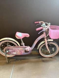 直接引き取り限定】プリンセスデザイン幼児用自転車 - メルカリ
