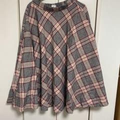 チェックロングサーキュラースカートのサムネイル
