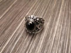 【美品】ブラックスター リング メンズのサムネイル