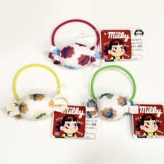 タイトー　ミルキー　キャンディ型ヘアゴム　マスコット　ぺこちゃん
