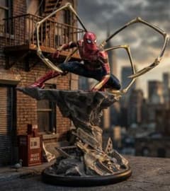 スパイダーマン アイアンスパイダー 大型スタチュー 約32cm 新品のサムネイル