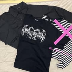 美品 サブカル系 ジャケット、Ｔシャツ2枚セットのサムネイル