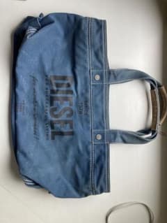 DIESEL トートバッグ 青のサムネイル