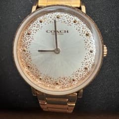 【未使用】COACH 腕時計レディース 時計 ピンクローズゴールド
