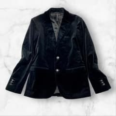 BLACKBARRETT ベロア テーラードジャケット 黒 ニールバレット - メルカリ