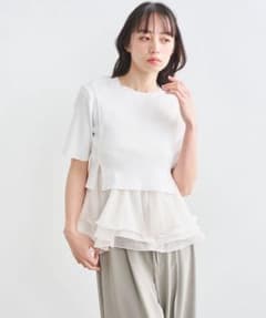 COCODEAL ペプラムブラウスセットニット ニット　キャミセット COCODEAL ペプラムブラウスセットニット ニット キャミセット - メルカリ