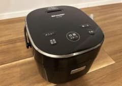 SHARP 炊飯器 ブラック2021年製のサムネイル