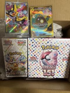 BOX】 ポケモンカード151、テラスタルフェスex、おまけ:ナンジャモ2枚 