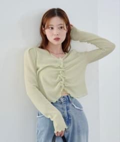 kastane フロントシャーリングTee 【2WAY 羽織り】のサムネイル