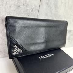 SYO(翔)　プラダ　二つ折り　長財布　サフィアーノレザー SYO(翔)様専用 プラダ 二つ折り 長財布 サフィアーノレザー - メルカリ