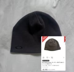00's Oakely beanie / オークリー赤タグy2kビーニーニット帽のサムネイル