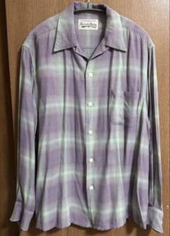 WACKO MARIA OMBRE CHECK OPEN COLLARSHIRTのサムネイル