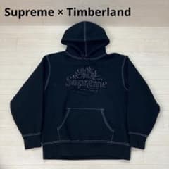 Supreme × Timberland 23SS プルオーバーパーカー 黒 M - メルカリ