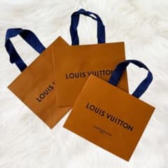 LOUIS VUITTON ショップ袋 3枚セット - メルカリ