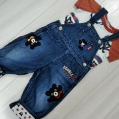 ミキハウス オーバーオール 90のサムネイル