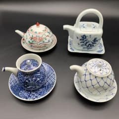 東山/渓泉/松瑞 まとめ売り4点　醤油さし 調味料入れ しょうゆさし 和食器のサムネイル