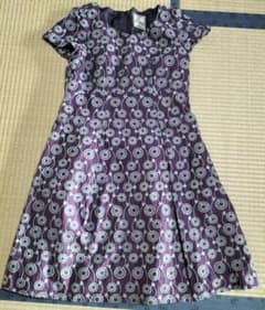 ホコモモラ　パープル刺繍ワンピのサムネイル