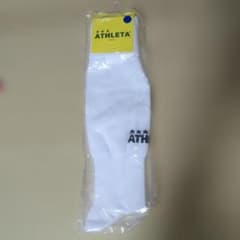 【新品】ATHLETA サッカーストッキング 25-27cm ホワイトのサムネイル