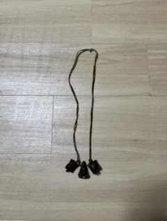 Tibetan Buddhist amulet, Buddha, Yakushi Buddha, metal, folk belief, necklace, leather, antique.