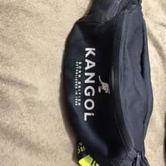 KANGOL ウエストポーチ ボディバッグ ブラックのサムネイル