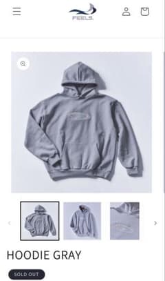 feels. HOODIE GRAY 上杉柊平のサムネイル