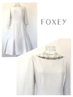 ☆フォクシーニューヨークワンピースアイボリー希少42☆ - メルカリ