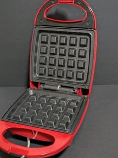 【10/6限定価格】WAFFLE PARADISE ワッフルメーカー レッドのサムネイル