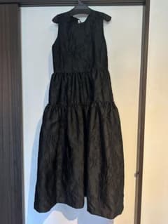 anuans ジャガードギャザーワンピースのサムネイル