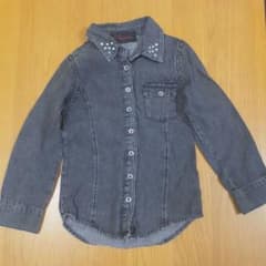 ジャケット　デニム風　１１０cmのサムネイル