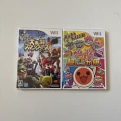 スマブラ+太鼓の達人 Wii ソフトセットのサムネイル
