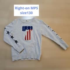Right-on MPS　アメリカ国旗デザイン トレーナー　size130のサムネイル