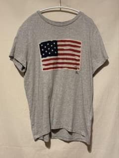 【POLO RALPH LAUREN】　グレー 星条旗Tシャツのサムネイル